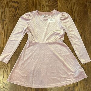 GAP Pink Velvet Kids Dress NWT